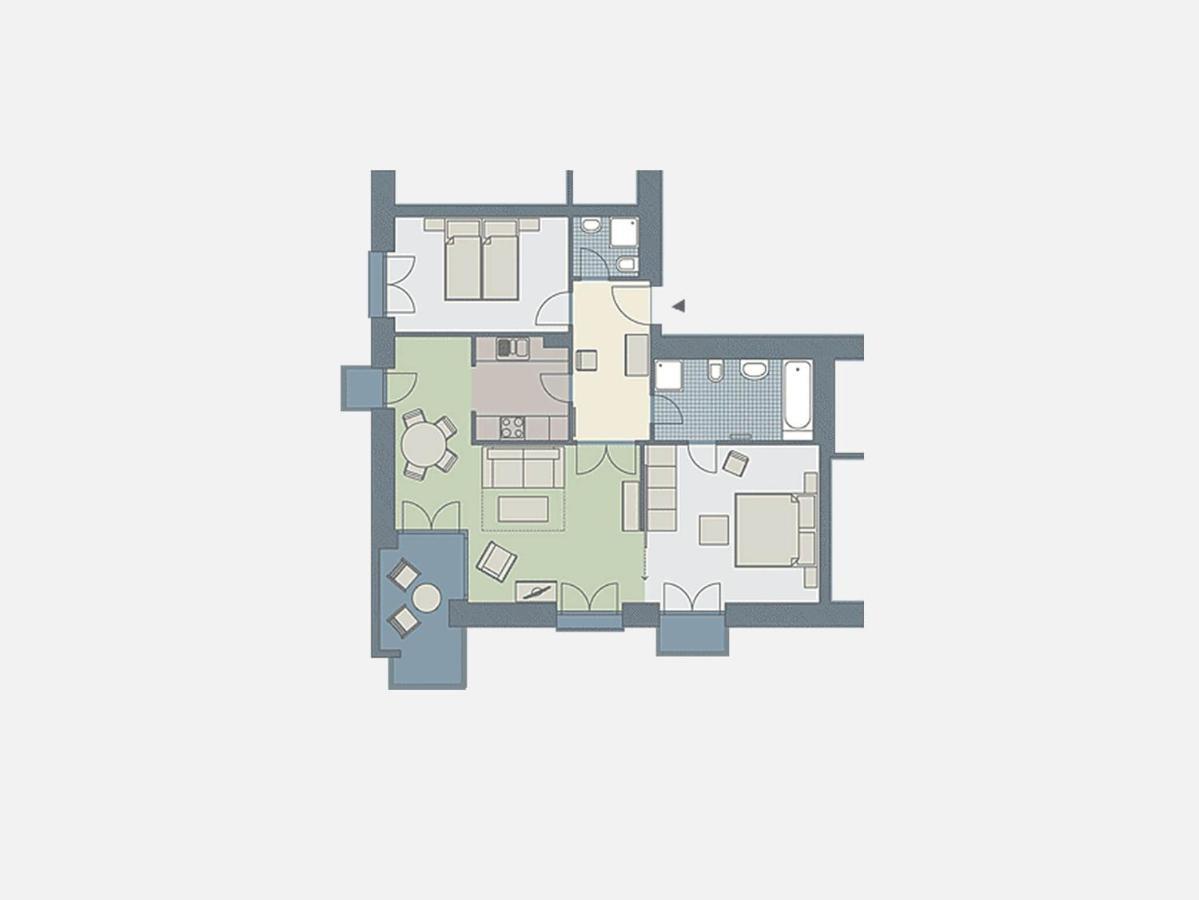 Kaiservillen Heringsdorf - Ferienwohnung Mit 2 Schlafzimmern Und Balkon D202 外观 照片